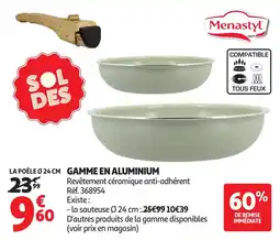 Auchan Menastyl Gamme en aluminium offre