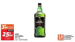 Netto Clan Campbell Whisky offre