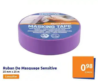 Action Ruban de masquage sensitive offre
