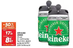 Netto Heineken Bière blonde offre