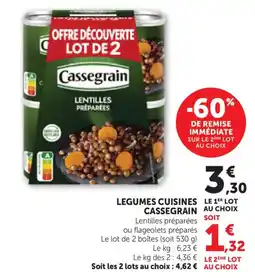 Bi1 Cassegrain Legumes cuisines offre