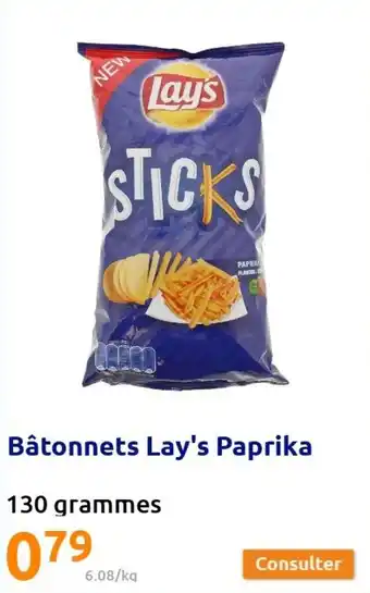 Action Batonnets lay's paprika offre