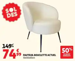 Auchan Actuel Fauteuil bouclette offre