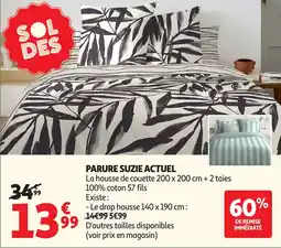 Auchan Actuel Parure suzie offre