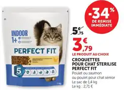 Bi1 Perfect Fit Croquettes pour chat sterilise offre