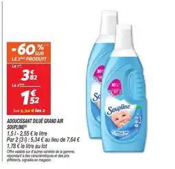 Netto Soupline Adoucissant dilué grand air offre