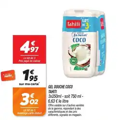 Netto Tahiti Gel douche coco offre