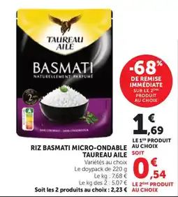 Bi1 Taureau Aile Riz basmati micro-ondable offre