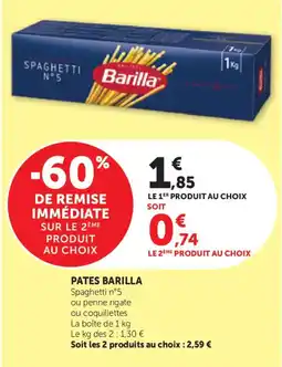 Bi1 Barilla pates offre