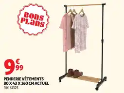 Auchan Actuel Penderie vêtements offre