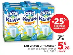 Bi1 Lactel Lait vita'vie uht offre
