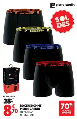 Auchan Piere Cardin Boxers homme offre