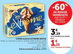Bi1 Cones glaces extreme nestle offre