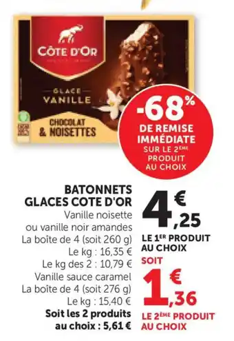 Cote D'Or Batonnets glaces