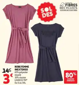 Auchan Inextenso Robe femme offre