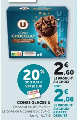 Bi1 Cones glaces u offre