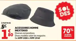 Auchan Inextenso Accessoires homme offre