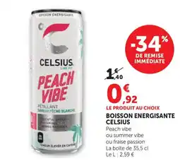 Bi1 Celsius Boisson energisante offre
