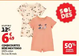 Auchan Inextenso Combicourtes bébé offre