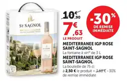 Bi1 Saint Sagnol Mediterranee igp rose offre