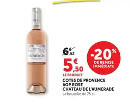 Bi1 Chateau De L'Aumerade Cotes de provence aop rose offre