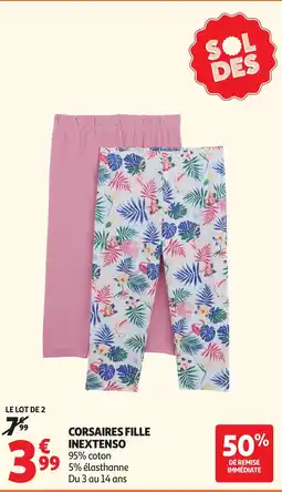 Auchan Inextenso Corsaires fille offre
