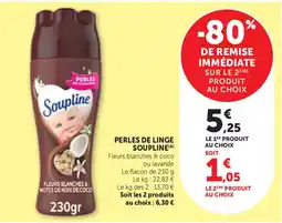 Bi1 Soupline Perles de linge offre