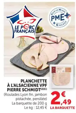 Bi1 Pierre Schmidt Planchette à l'alsacienne vpf offre