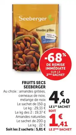 Bi1 Seeberger Fruits secs offre