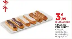 Bi1 6 eclairs prix mini offre
