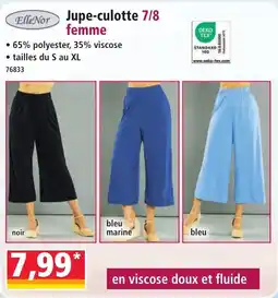 Norma ElleNor Jupe-culotte 7/8 femme offre
