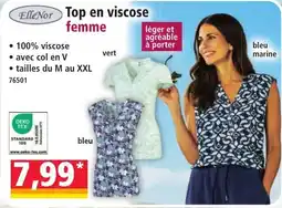 Norma Elle Nor Top en viscose femme offre