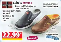 Norma Sabots homme offre