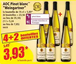 Norma Aoc Pinot blanc Weingartner offre