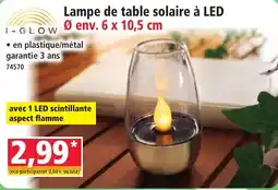 Norma I-glow lampe de table solaire à led offre
