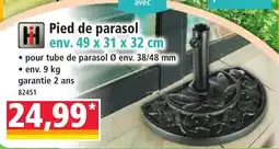 Norma Pied de parasol offre
