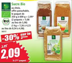 Norma Bio Sonne Sucre Bio offre
