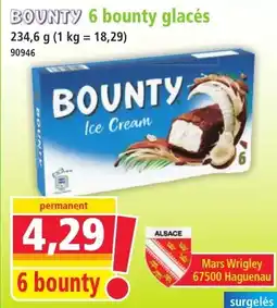 Norma Bounty 6 bounty glacés offre