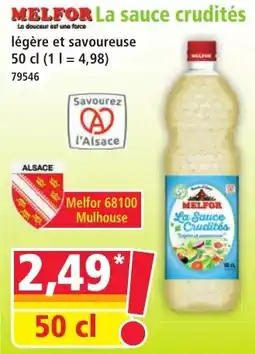 Norma Melfor La sauce crudités offre