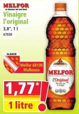Norma Melfor Vinaigre l'original offre