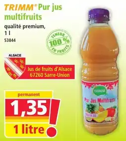 Norma Trimm Pur jus multifruits offre