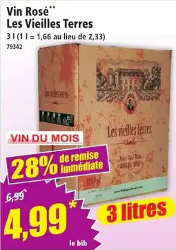 Norma Vin Rosé Les Vieilles Terres offre