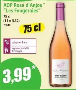 Norma Aop Rosé d'Anjou Les Fougeraies offre