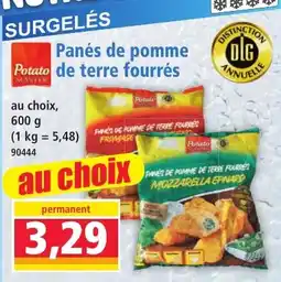 Norma Panés de pomme de terre fourrés offre