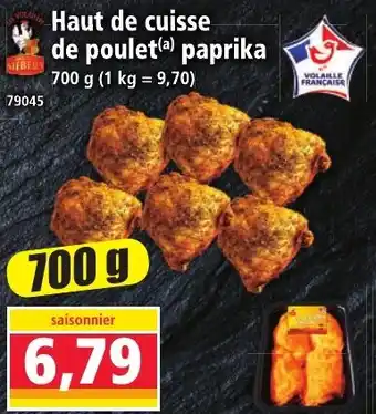 Norma Haut de cuisse de poulet paprika offre