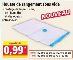 Norma Housse de rangement sous vide offre