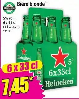 Norma Heineken Bière blonde offre