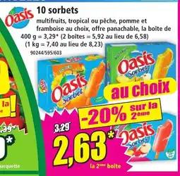 Norma Oasis 10 sorbets offre