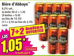 Norma Bière d'Abbaye offre