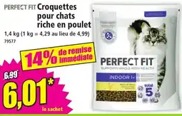 Norma Perfect Fit Croquettes pour chats riche en poulet offre